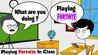 When a Gamer plays Fortnite in the Exam room and Fails the Exam