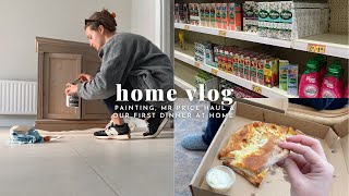 Home vlog | painting, Mr Price haul & our first dinner at home