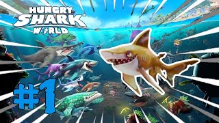 PLAYING HUNGRY SHARK WORLD UNTIL COMPLETE #1