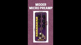 PEDAL MOOER MICRO PREAMP UK GOLD PLX 019 PERFORMACE #SHORTS