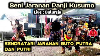 Tari Jaranan Buto Putra & Putri Jaranan Panji Kusumo live Bulurejo Purwoharjo