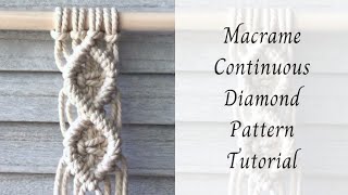 Continuous Diamond Pattern Tutorial