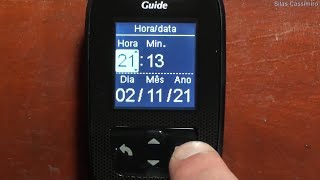Como configurar data e hora Accu Chek Guide