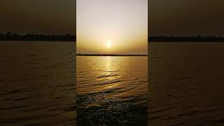 Sun set river  view ❤️🔥//River view💗❤️// khubsurat hei nazara 🔥