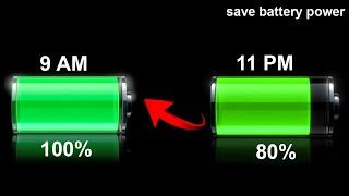 how to save battery on android phone, A Secrets setting to Keep Your Phone Battery Alive for Longer