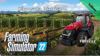 Farming Simulator 22 /Káposzta biznisz/ 10.rész (élő)