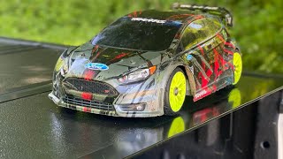 129 mph tra￼xxas Ford Fiesta rally worlds fastest 6s mamba monster x 8s tp power 4050