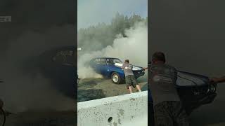 STU Melting the Drag slicks off his chevy till they blow!!!