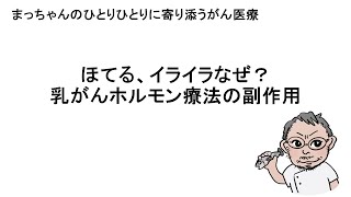 ほてる、イライラなぜ？乳がんホルモン療法の副作用