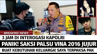 AKUI TERPAKSA ! DIBAYAR 450 JT BUAT JADI SAKSI PALSU VINA THN 2016 SILAM, PERAN OKNUM INI DIBONGKAR