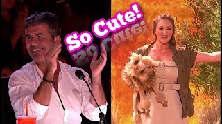 The Pompeyo Most Adorable Animal Act on America's got Talent Geeks 2017