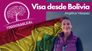 Angélica Vásquez nos cuenta. VISA EXITOSA DESDE BOLIVIA║TODO VISAS LEAL║