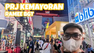 PRJ JI-EXPO Kemayoran, hari sabtu ramai Bangettt!!! ada lelang helm juga