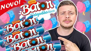 PROVANDO LANÇAMENTOS DE MERCADO - BATON DE ALGODÃO DOCE / NOVO MONSTER E CHOCOLATE MU MU UVA E COCO