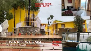 JUSTa RETREAT & SPA | MUKTESHWAR | FREEZING ROOOMS | NO BUFFET | EXTRA CHARGE FOR BLANKET MUST WATCH