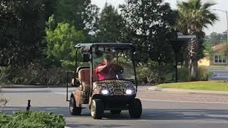 Golf Cart Joy Riding with Mom