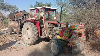 Mf 360 trubo // Working in tharsher Tractor Work // Tractor Info