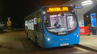 First Solent | PR1 to Tipner | Onboard Bus SK63 KMU 47424 | 07/12/24