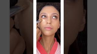 #shorts/nude glittery eyes with simple makeup look for bridal wedding/reception/engagement makeup#SA