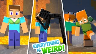 Minecraft But Everything Is Weird - Minecraft Compilation