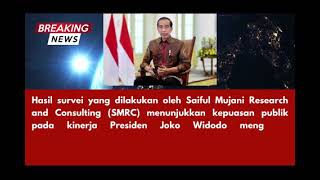 76,6 persen responden puas dengan kinerja jokowi