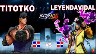 KOF XV 🌶- TITOTKO VS LEYENDAVIDAL | FT7 | KOF RD | PICANTE NATION