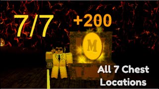 ROBLOX WORK AT PIZZA PLACE ALL 7 CHEST LOCATIONS INSIDE MAZE OF TERROR (READ DESC)