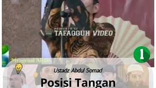 Posisi tangan saat berdoa, Ustadz Abdul Somad