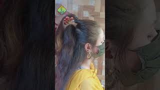 High ponitail hairstyle | ponitail | Quick and Easy Hairstyle | Hairstyles | Beautiful Hairstyle |