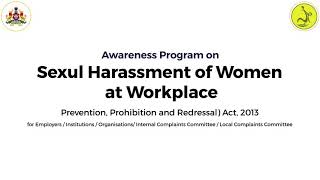 Workplace Sexual Harassment Awareness for staff.