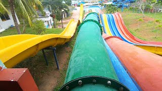 Anaconda Twist Water Slide At Melaka Wonderland Theme Park