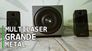 MULTILASER GRANDE METAL SP262 - SUPER BASS? | Análise/Review