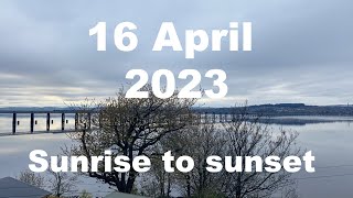 Sunrise to sunset on 16 April 2023 | 4K | Timelapse