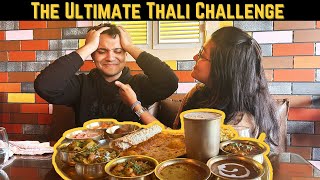 Surprise gift 🎁 | Finish the Instagrammable Thali Challenge at Punjabi Kadhai 💯 | Siliguri Sutra