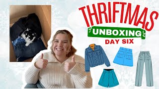 Thriftmas Unboxing Day 6 - ThredUP Denim DIY Box Unboxing & Honest Review