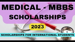 MBBS Scholarships for International Students