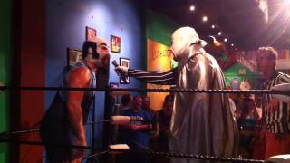 Abra Cadaver vs. Hill Billy Hank  - Elote Cafe Luchador Night - Tulsa OK - 7 / 5 / 14