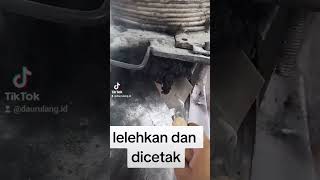 olah sampah plastik residu jadi gazebo