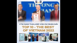 Siam Nhận Giải Thưởng "The Best Of Viet Nam 2022" | VTM Siam Thailand | Tin Tức - Sự Kiện #shorts