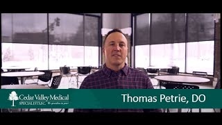 CVMS Medical Minute with Thomas Petrie, DO