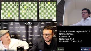 Clash of Claims Kramnik hands trembling in the endgame.