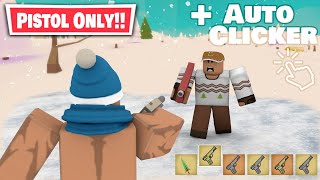 Pistol only but with auto clicker Island Royale (Roblox Fortnite)