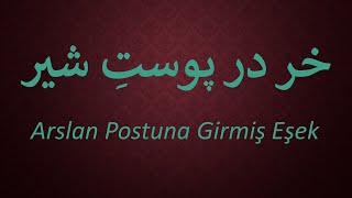 Arslan Postuna Girmiş Eşek   /  خر در پوستِ شیر