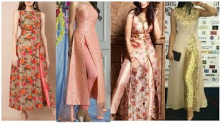 Trending long kurti designs || beautiful long kurti design with slits #new_long_kurti #latest_kurti