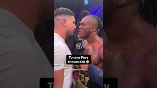 Ksi And Tommy Fury Get Into Heated Exchange Post Fight 😳🔥🥊 #youtubeboxing #misfits007