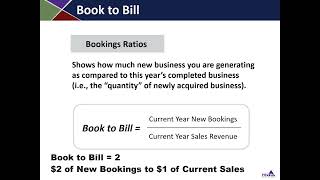 Aerospace and Defense Book to Bill and Booking Margin Ratios