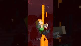 Steve Saves Alex? Kratos Jump #shorts #minecraft