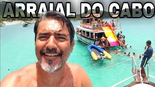 Arraial do Cabo com as Praias das mais lindas do Mundo em um incrível passeio de barco.