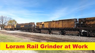 Loram Rail Grinder at Work on CSX in Athens