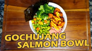 Resep Gochujang Salmon Rice Bowl Versi Diet ‼️